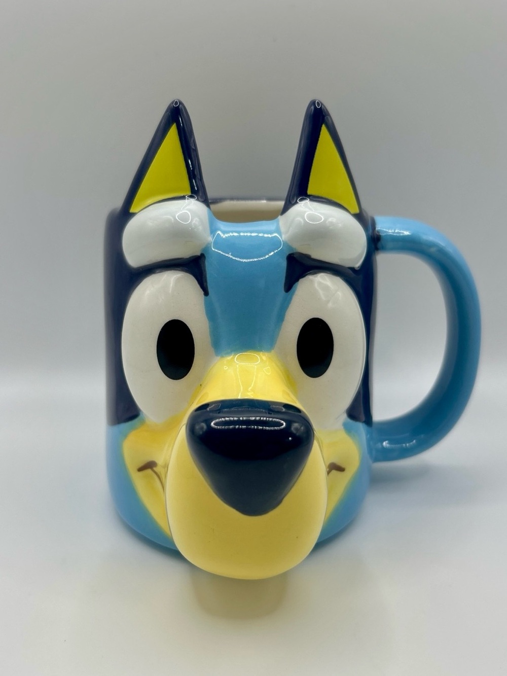 Zak Designs Sculpted BLUEY Ceramic Character Mug 3D 15 oz Hot or Cold Beverage